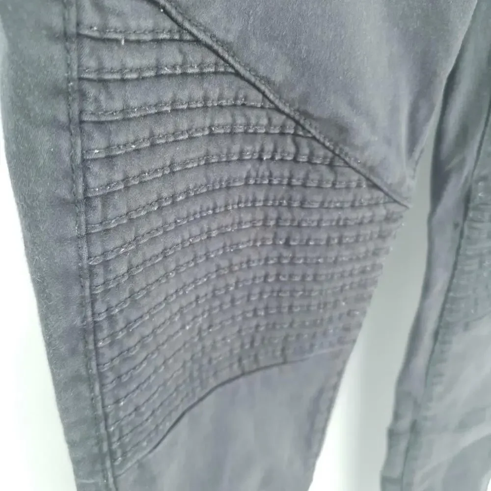 American Eagle  Jegging Womens 2 Hi Rise Super Super Stretch X Black‎ Zippers